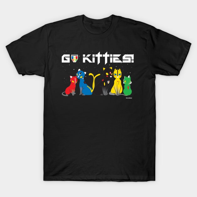 Go Voltron Kitties T-Shirt by Santilu